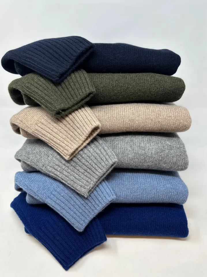 MAGLIONE “MARIO” BASIC LANA EXTRAFINE