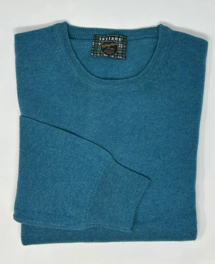 MAGLIONE "EDWARD" GIROCOLLO IN LANA E CASHMERE