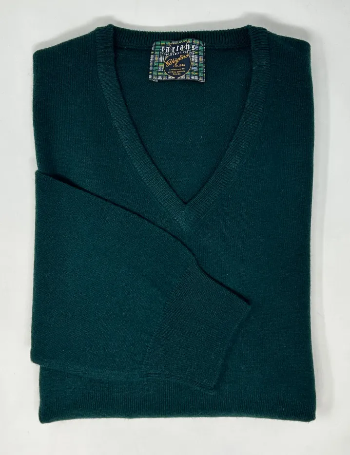 MAGLIONE "EDWARD" SCOLLO V IN LANA E CASHMERE