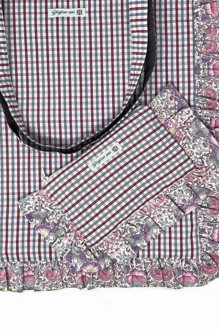 MILLY BAG LIBERTY AND TARTAN FABRIC