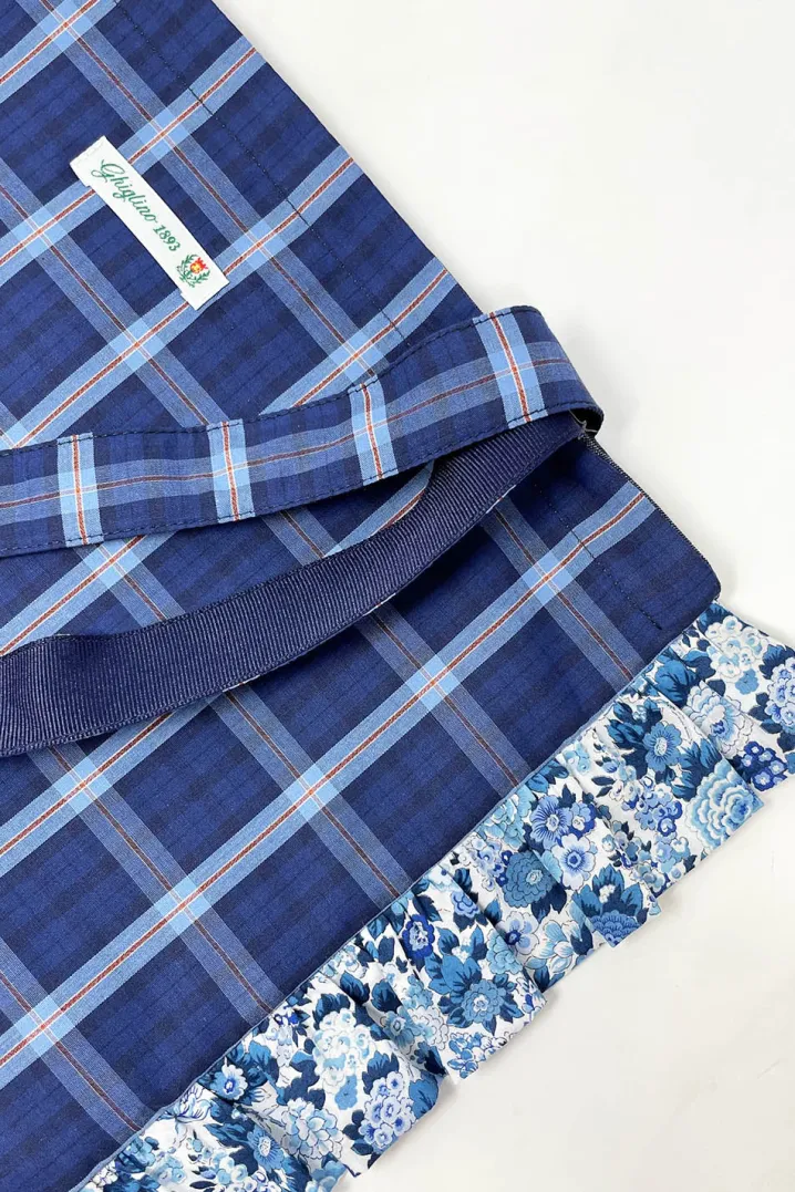 MILLY BAG LIBERTY AND TARTAN FABRIC