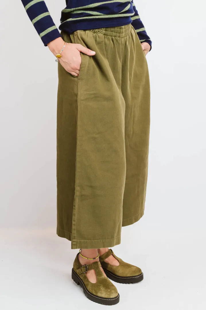 PANTALONE CROPPED “DEL MARINAIO” COTONE ECOLOGICO