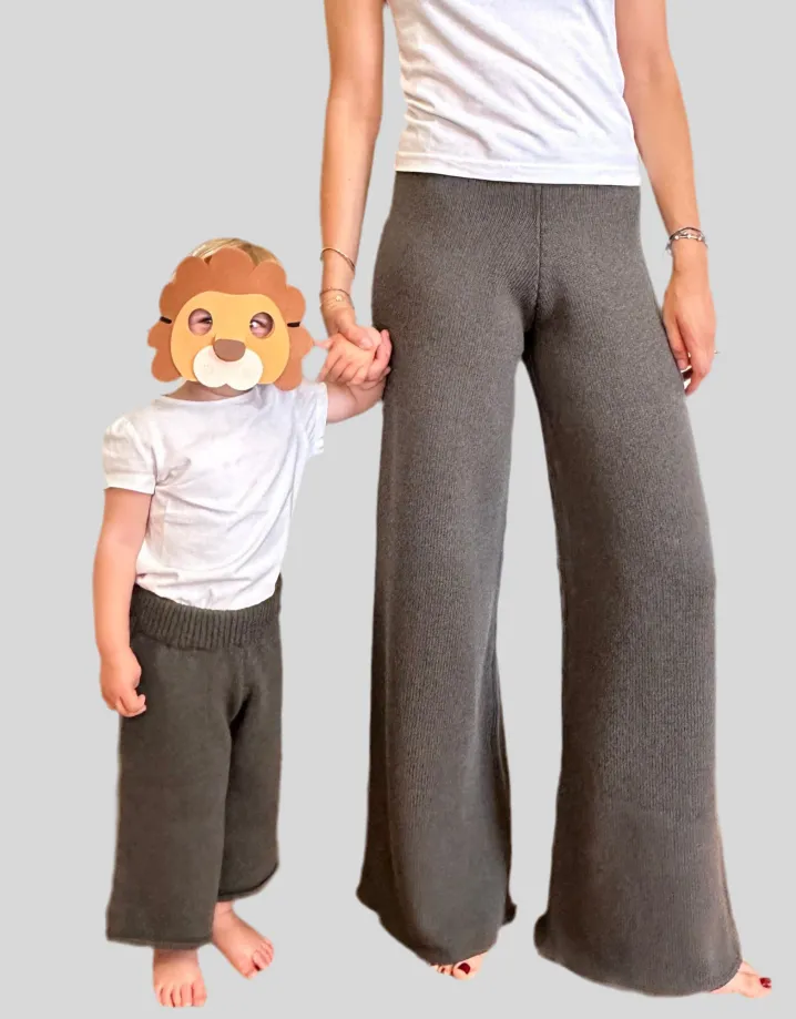 PANTALONE PALAZZO MAGLIA “CAROLA” COMFY