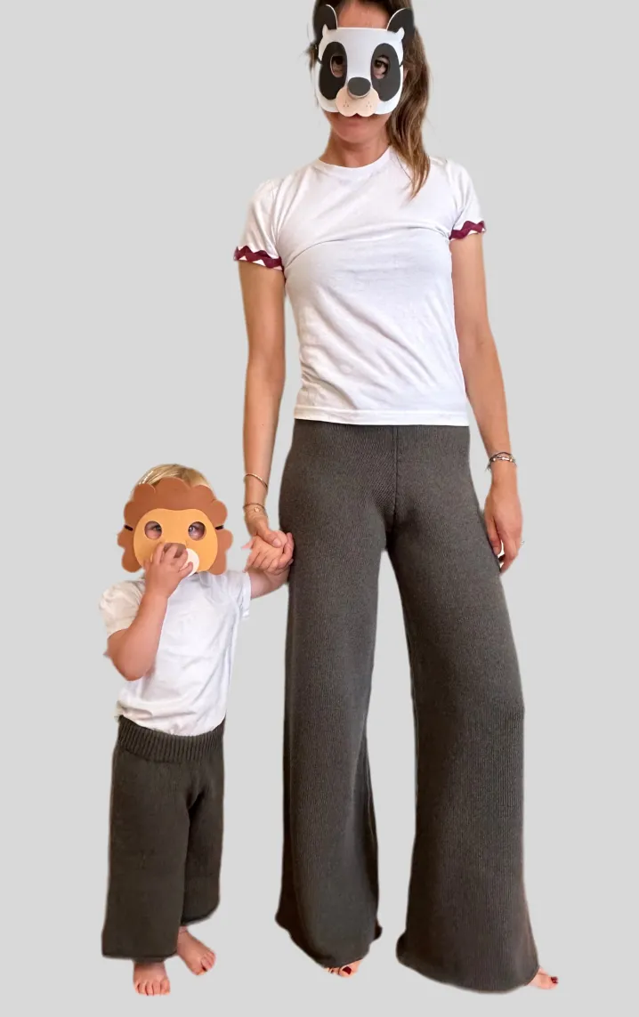PANTALONE PALAZZO MAGLIA “CAROLA” COMFY