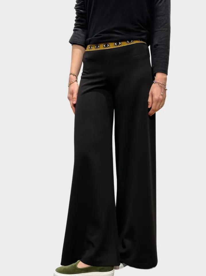 PANTALONE PILAR ELASTICO VITA LUREX EYES - 2 COLORI -