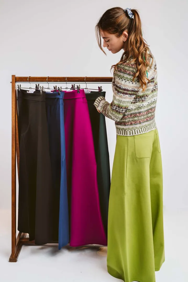 PANTALONI "PILAR" PALAZZO MAXI PUNTO MILANO