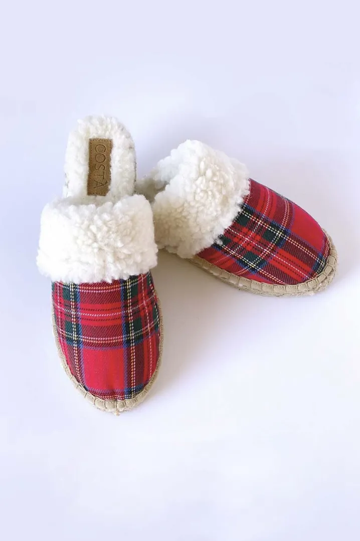 PANTOFOLE DOLLY TARTAN