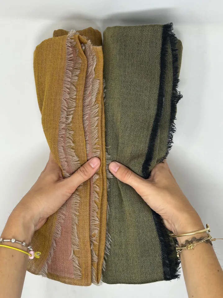 PASHMINA "BIMALA" DOUBLE FACE