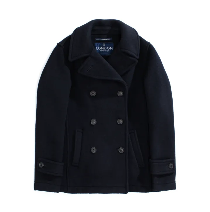 PEACOAT BRETONE BLU NAVY LONDON TRADITION