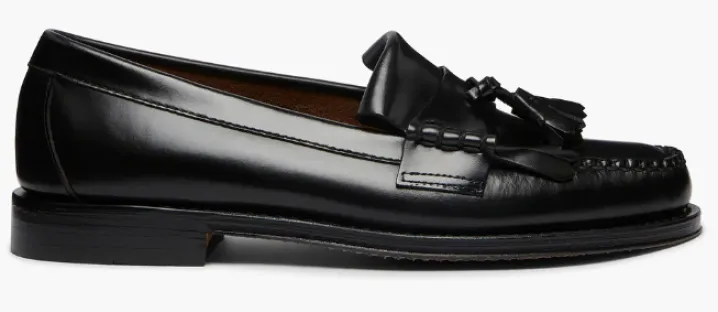 PENNY LOAFERS NAPPINA LAYTON KILTIE PELLE BLACK G.H.BASS WEEJUNS