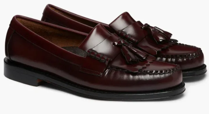 PENNY LOAFERS NAPPINA LAYTON KILTIE WINE G.H.BASS WEEJUNS