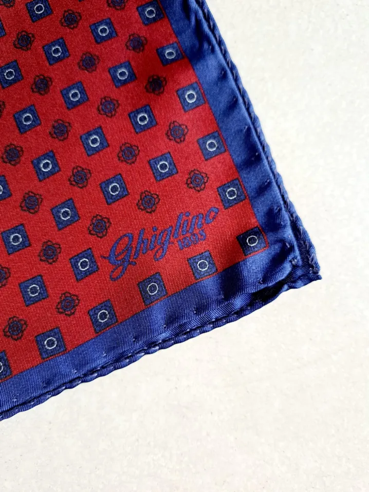 POCHETTE SETA MOTIVO MICRO FANTASIA