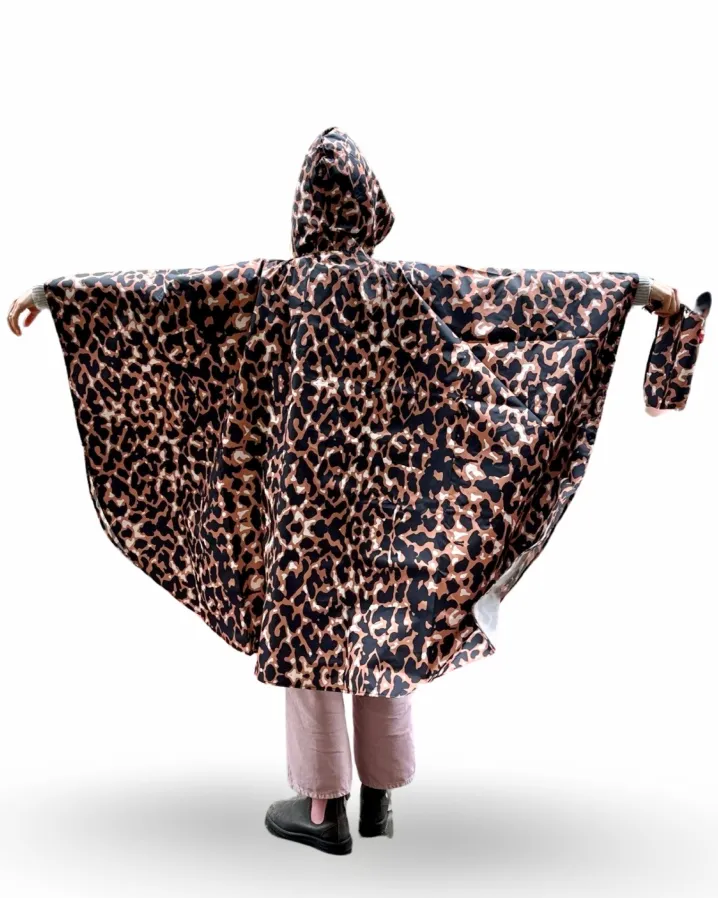 RAIN PONCHO CRAZY LEOPARD