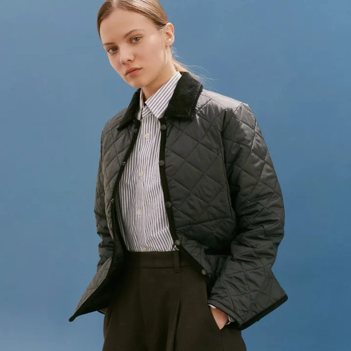 RAYDON JACKET NERO LAVENHAM