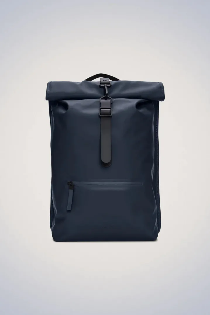 ROLLTOP RUCKSACK BLU NAVY RAINS