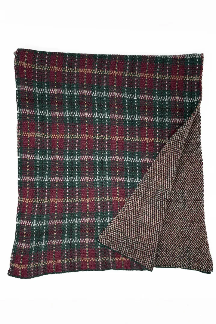 SCIARPA LANA JACQUARD MOTIVO TARTAN
