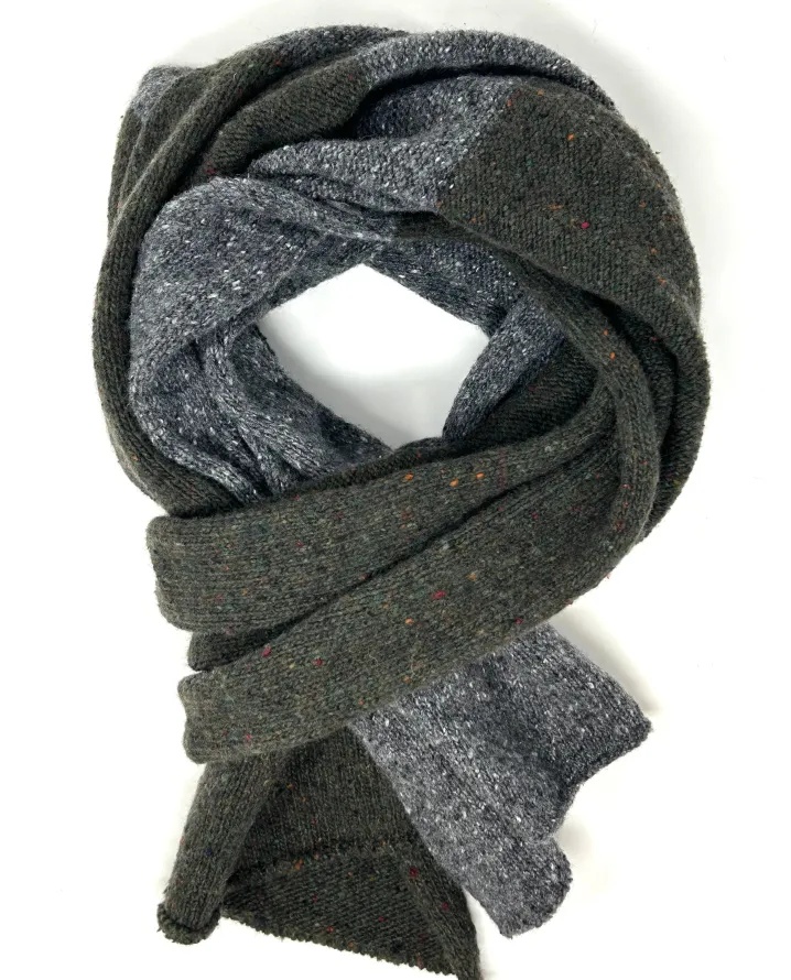 SCIARPA RIGATA TWEED