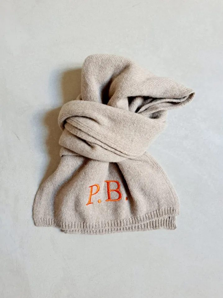 SCIARPE PURO CASHMERE CON MONOGRAM
