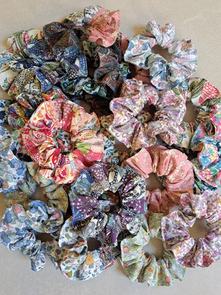 SCRUNCHIES MADE WITH LIBERTY FABRICS