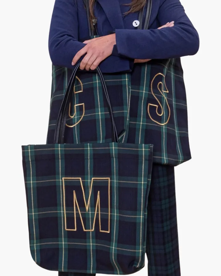 SHOPPER TARTAN ALPHABET STYLE