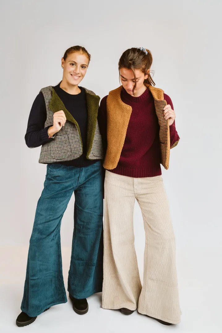 SMANICATO “DEL CAMALLO” REVERSIBILE HARRIS TWEED/ORSETTO