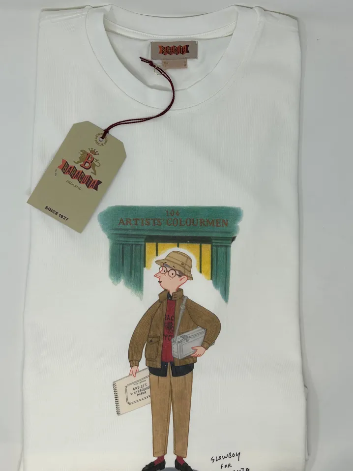 T-SHIRT BARACUTA SLOWBOY COLOURMAN 2 COLORI