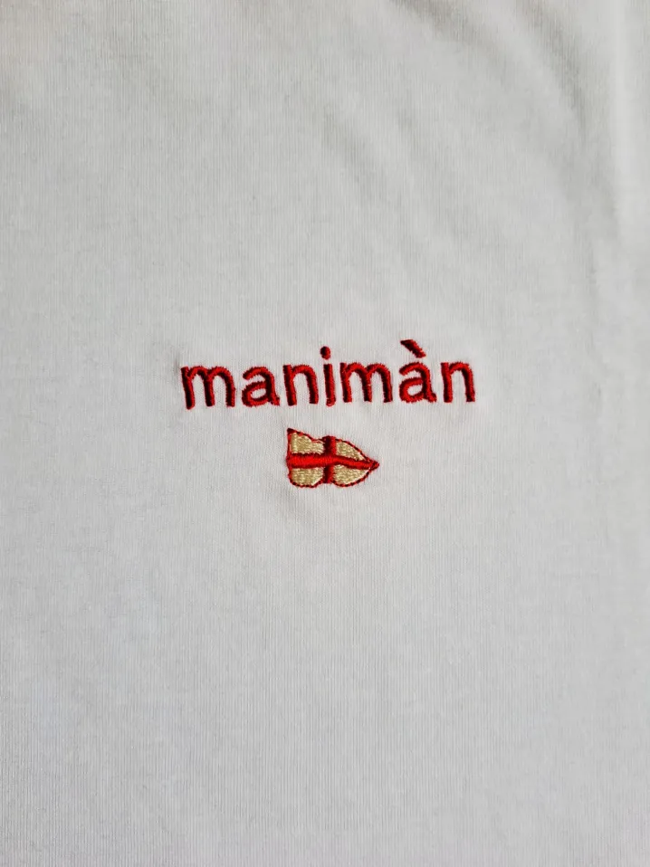 T-SHIRT "MANIMAN" GENOVA BIANCA